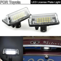 LED License Plate Light For Toyota Alphard Wish Noah/Voxy Caldina Corolla Crown Majesta Starlet Spri