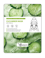 Combo 30 Miếng Mặt nạ dưa leo Minjyn cấp ẩm làm dịu da, hỗ trợ se khít lỗ chân lông, sheet mask dưỡn