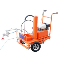 Cold spray marking machine road small kettle shock zebra crossing road drawing line machine