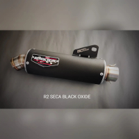 knalpot Black Devil trioval R2 Seca black series aerox nmax fullsystem