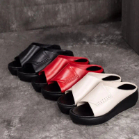 Sandal Wedges Calbi Terbaru Model Kekinian Korean Style