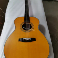 free shipping master custom OM lefty acoustic guitar left guitar 633 left handed nitro finishing V shaped neck acoustic guitar