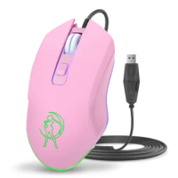 Rosa Computer Maus Bunte Backlit Gaming Optische Maus Verdrahtete Maus Mode Sailor Mond Maus Mädchen Frauen Stille Maus 2400DPI
