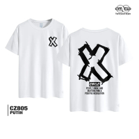 Kaos CYFCLO Distro Tshirt CZ805 Cyfclo X Oblong Lengan Pendek Unisex Polos Katun High Quallity