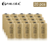 10-20PCS SC 2200mAh 1.2V Rechargeable Battery 1.2 V Sub C NI-CD Cell with Welding Tabs for Bosch Hitachi Dewalt Power Tools