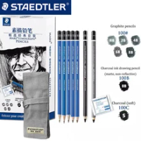 4pcs Staedtler 317m Colored Marker Pen Oily Marker Pens Stationery