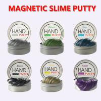 Hand Putty DIY Magnetic Slime Plasticine Fluffy Slime Supplies Soft Clay Clear Slime Charms Modeling Clay Educational Toys