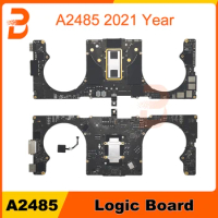 Original For MacBook Pro 16" M1 A2485 Motherboard Logic Board With Touch ID 820-02100-A RAM 16GB 32GB SSD 512GB 1TB 2021 Year