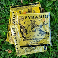 Senar gitar akustik elektrik pyramid coklat 1 set & ecer