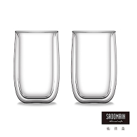 【仙德曼 SADOMAIN】 雙層玻璃咖啡杯450ml (2入組)