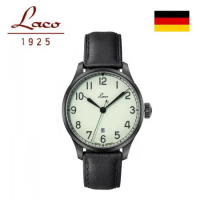 【Laco 朗坤】861776  42mm｜ 德國錶 夜光錶 機械錶  飛行錶 男/女錶