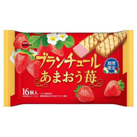 大賀屋 日本製 北日本 甜王草莓 夾心餅 草莓餅乾 期間限定 日本零食 夾心餅乾 T00130315