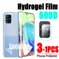 Front 1-3PCS Screen Protector Hydrogel Film For Samsung Galaxy A71 A72 A73 5G 4G UW Gel Protection Film Sansung A 71 72 73 5 G