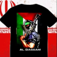 kaos distro Terbaru AL-QASSAM t-shirts uniseex bahan nyaman di pakai pria dan wanita