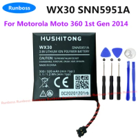 320mAh WX30 SNN5951A battery For Motorola Moto 360 (1st gen) Smart Watch 360 1st Gen 2014 Smart Watch Batteries