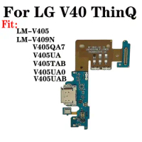 For LG V40 ThinQ V405 V409N V405QA7 V405UA V405TAB USB Charging Port Flex Cable