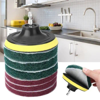 Upgrade Your Cleaning Routine With This 8-Piece Drill Power Brush Tile Scrubber Kit!
