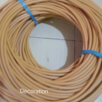1/2kg rotan sintetis bulat ukuran 8mm buat kerajinan sangkar burung