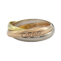 【二手名牌BRAND OFF】Cartier 卡地亞【再降價】18玫瑰K金 18白K金 18K金 Trinity 三環戒指