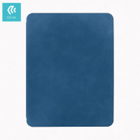 【DEVIA】iPad Pro 2022/2021/2020 11吋iPad Air 4/5 10.9吋旋轉式Nappa皮革保護套-藍色(加送鏡頭保護殼)