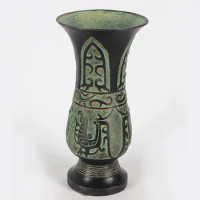 Chinese handmade bronze vase Home decoration Ornaments Exhibits