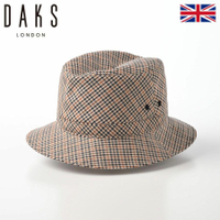 日本製 英國DAKS Safari Cotton Tartan 漁夫帽 (D1721)