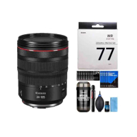 【Canon】RF 24-105mm F4L IS USM 標準變焦鏡+ SIGMA UV 77mm 陶瓷濾鏡 + DKL-15膠囊清潔組(公司貨)