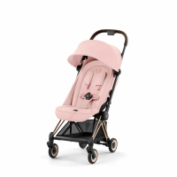 【德國 Cybex】Coya 頂級登機美型兒童推車(玫瑰金車架)_安琪兒#櫻花粉_玫瑰金管-櫻花粉,玫瑰金管