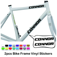 2pcs Custom Name Sticker for Bike Frame Waterproof Bicycle Cycling Vinyl Decal Rider DIY Decorative Label