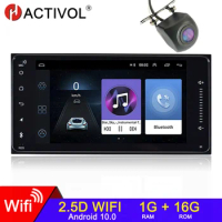 2 din android 10 Universal Car Multimedia Radio Player CarPlay 2Din Stereo For Toyota VIOS CROWN CAMRY HIACE PREVIA COROLLA RAV4