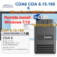 CDA6 CDA 6.15.188 Newest Engineering Software with MicroPod 2 for FLASH Downloader AND VIN EDITING for DODGE / CHRYSLER/ JEEP