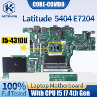 For Dell Latitude 5404 E7204 Notebook Mainboard CORE-COMBO 0GCCWP 07RKHG 0X5VFR I5 I7 4th Gen Laptop Motherboard