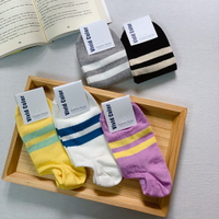 【S.One】正韓-韓國製造 空運來台 基本款條紋隱形襪 船型襪 正韓襪 女襪 Vivid Colors