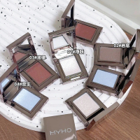 Bộ phấn mắt đơn sắc MYHO Crystal Multi Use với bột pha lê màu hồng không bị bay, nhũ lấp lánh màu kh