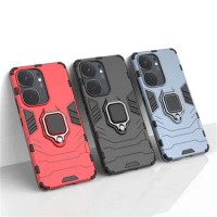 For iQOO Neo9 Pro Case 6.78 inch Hard Armor Finger Ring Protective Bumper For Vivo iQOO Neo9 Pro Cover For iQOO Neo9 Pro Case