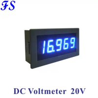 LED Digital Voltmeter 4 1/2 Voltage Meter Volt Tester DC 20V Volt Panel Gauge Voltage Indicator Voltmetre Volt Tester Monitor