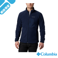Columbia 哥倫比亞 男款 -  口袋刷毛外套-深藍  UAE07810NY / 2022FW