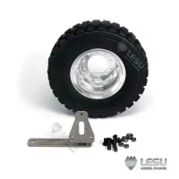 LESU Spare Wheel Tire Metal Tyre Mount for 1/14 DIY TAMIYA RC Dumper Truck Tractor Trailer Model