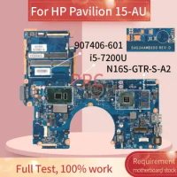 907406-601 907406-001 For HP Pavilion 15-AU I5-7200U 940MX 2GB Notebook Mainboard DAG34AMB6D0 SR2ZU DDR4 Laptop motherboard