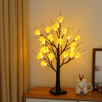 樹燈 LED圣誕節白樺樹家居裝飾燈室內臥室房間派對布置景觀發光樹