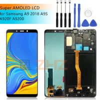For SAMSUNG GALAXY A920 LCD 2018 Touch Screen Digitizer Assembly for Samsung a9 A9200 A9s A9 Star Pro a920f Replacement +frame