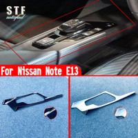 For Nissan Note E13 2020 2021 2022 Car Accessories Interior Gearshift Knob Cover Trim Panel Molding Decoration Stickers