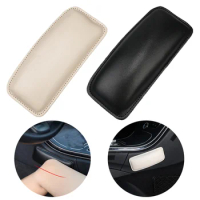 Universal Car Accessories Leather Knee Pad for Car Interior Pillow Comfortable Elastic Cushion Memory Foam Leg Pad Thigh Support