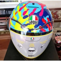 HELM AGV ORBYT MISANO 2014 ORIGINAL - Double Visor - Half Face SNI - M L XL M Orbyt Misano 2014