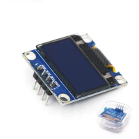 White Blue color 128X64 OLED LCD LED Display Module For Arduino 0.96 I2C IIC Serial new original with Case