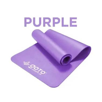 Goto NBR Yoga Mat 8mm Matras Olahraga Alas Senam Gym Tebal Anti Slip Purple