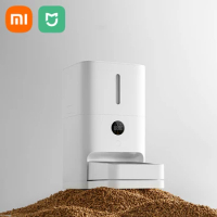 Xiaomi Mijia Smart Pet Food Feeder 2 Timed Feeding Water Dispenser 5L Large Capacity LED 2 Dual Power Supply System Mihome APP
