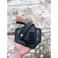 HOLSTER REVOLVER POLRI SARUNG SENJATA KULIT BERKUALITAS MODEL LUAR/ PINGGANG
