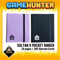 SULTAN Supply Card Album 9 Pocket Binder, Warna Lilac