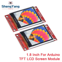 TZT 1.8 inch TFT LCD Module LCD Screen Module SPI serial 51 drivers 4 IO driver TFT Resolution 128*160